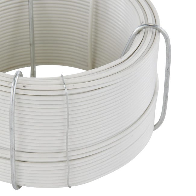 Drut stalowy powlekany 1.4 mm x 30 m biały Standers