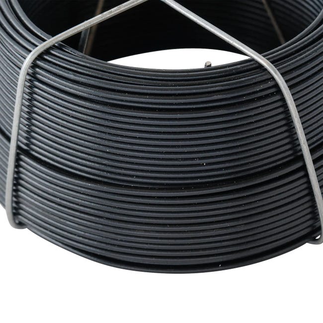Drut stalowy powlekany 1.4 mm x 30 m czarny Standers