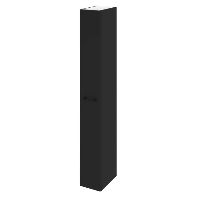 Drzwi do mebli łazienkowych Remix Black Mat 22 x 173 Sensea