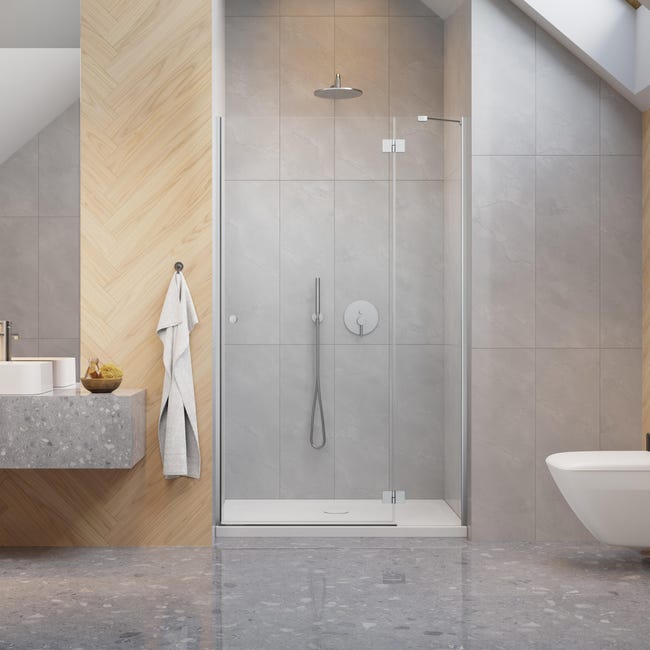 Drzwi prysznicowe Valence Prawe 90 x 195 Iridum
