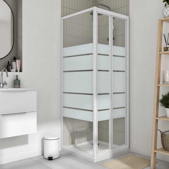 Drzwi prysznicowe przesuwne Essential 70 X 185 Sensea