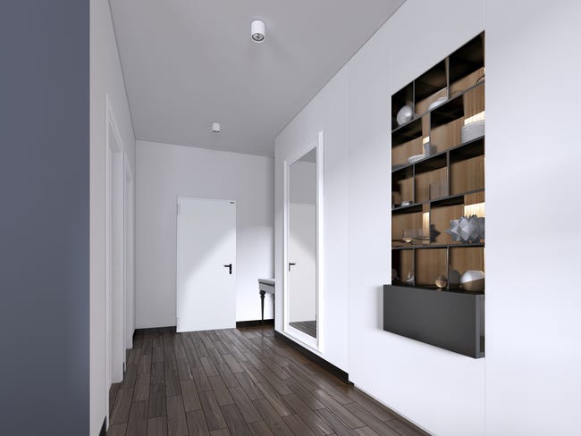 Drzwi przeciwpożarowe wewnętrzne EI30 białe RAL 9016 100 lewe Wiśniowski