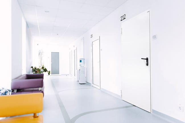 Drzwi przeciwpożarowe wewnętrzne EI60 białe RAL 9016 90 prawe Wiśniowski