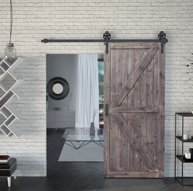 Drzwi przesuwne drewniane Loft II 80 Radex