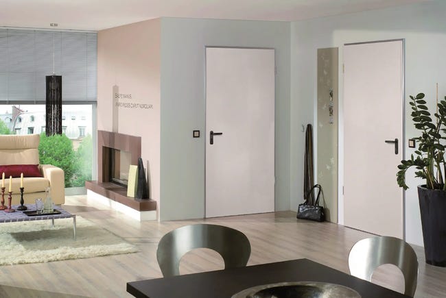 Drzwi techniczne wewnętrzne ZK ISO 70 Uniwersalne prawe lub lewe Białe Hormann