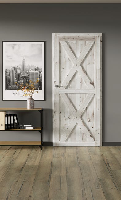 Drzwi wewnętrzne drewniane pełne Loft XX 80 Lewe Radex