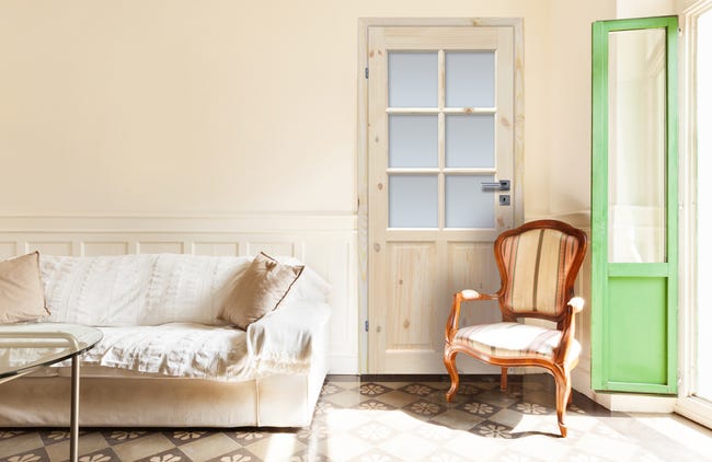 Drzwi wewnętrzne drewniane pokojowe Londyn Lux 90 Lewe Radex