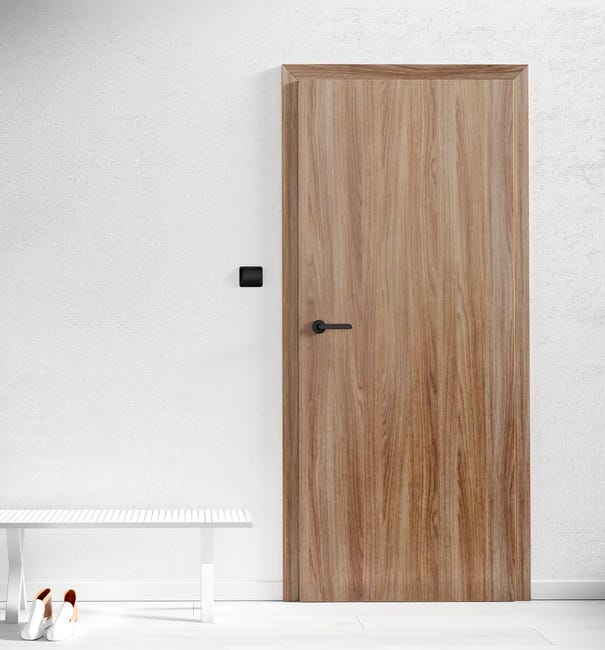 Drzwi wewnętrzne pełne Decor 80 prawe orzech verona Porta