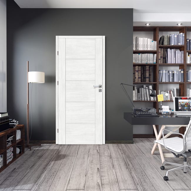 Drzwi wewnętrzne pełne Malibu Bianco 90 Lewe Artens