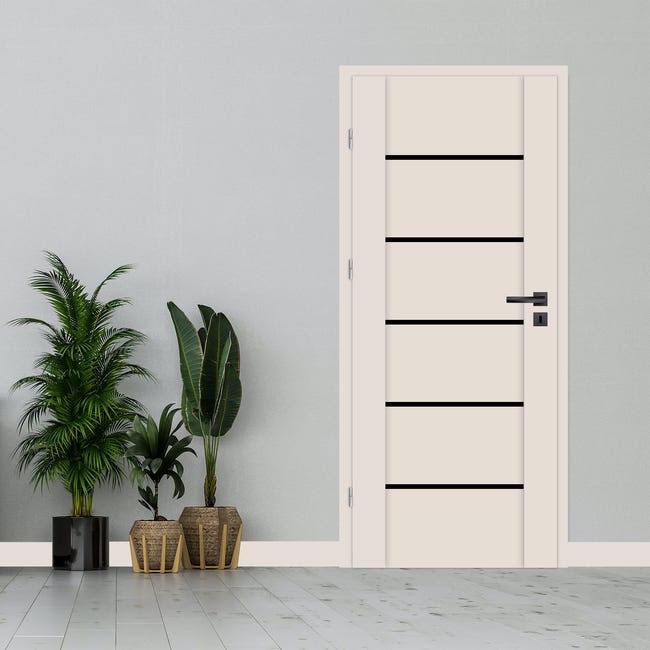 Drzwi wewnętrzne pokojowe Hebe kaschmir 80 lewe Nawadoor