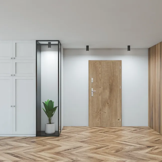 Drzwi wewnętrzne wejściowe MDF 32 dB Santos Set dąb wiosenny 80 prawe