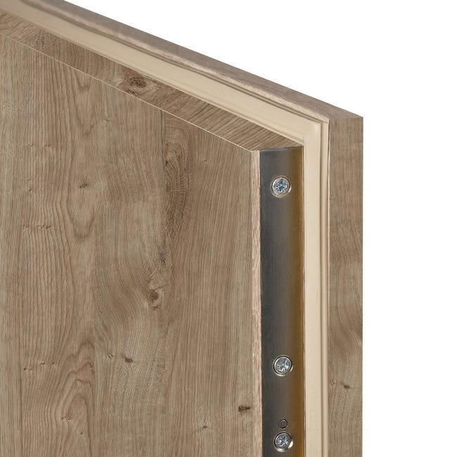 Drzwi wewnętrzne wejściowe MDF RC2 32dB Eris Set dąb wiosenny 90 lewe