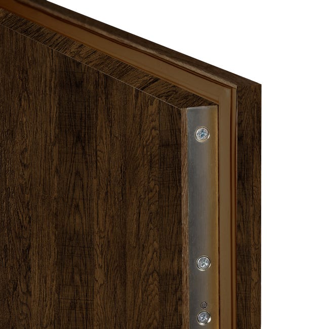 Drzwi wewnętrzne wejściowe MDF RC2 32dB Eris Set orzech san marino 90 prawe