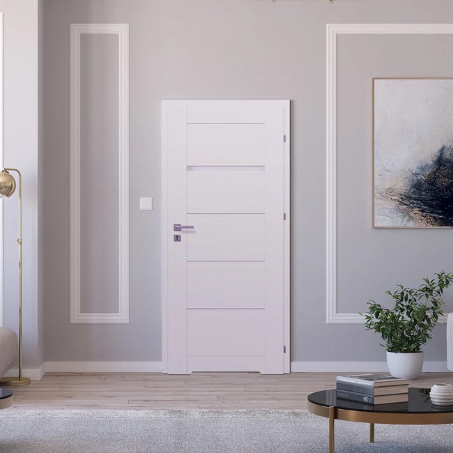 Drzwi wewnętrzne łazienkowe Vito biel syberyjska 80 prawe Artens