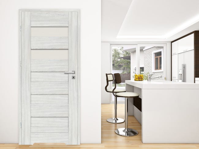 Drzwi wewnętrzne łazienkowe z podcięciem wentylacyjnym Vigo Astana Pine 80 Lewe Nawadoor