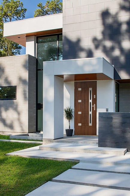 Drzwi zewnętrzne stalowe wejściowe Nimes Orzech 90 Prawe Pantor