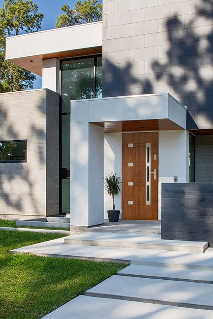 Drzwi zewnętrzne stalowe wejściowe Nimes Złoty Dąb 90 Lewe Pantor