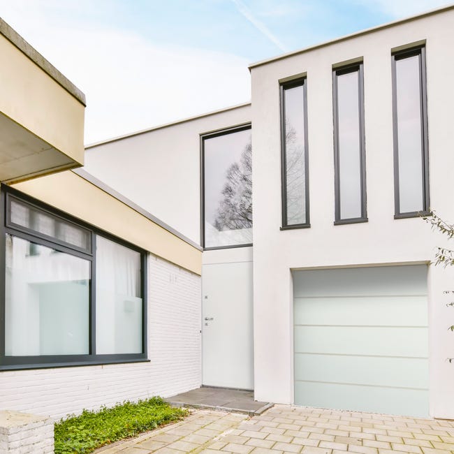 Drzwi zewnętrzne stalowe wejściowe Simply białe 80 prawe