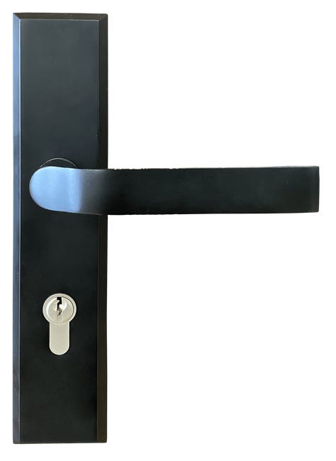 Drzwi zewnętrzne stalowe wejściowe Tikana orzechowe 90 prawe NOTIC DOORS