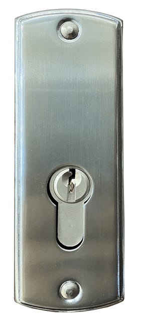 Drzwi zewnętrzne stalowe wejściowe Verde antracytowe 80 prawe Notic Doors