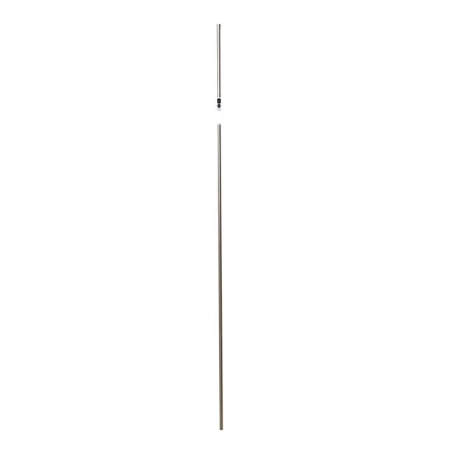 Drążek do karnisza 200 cm efekt stali 19 mm metalowy Inspire