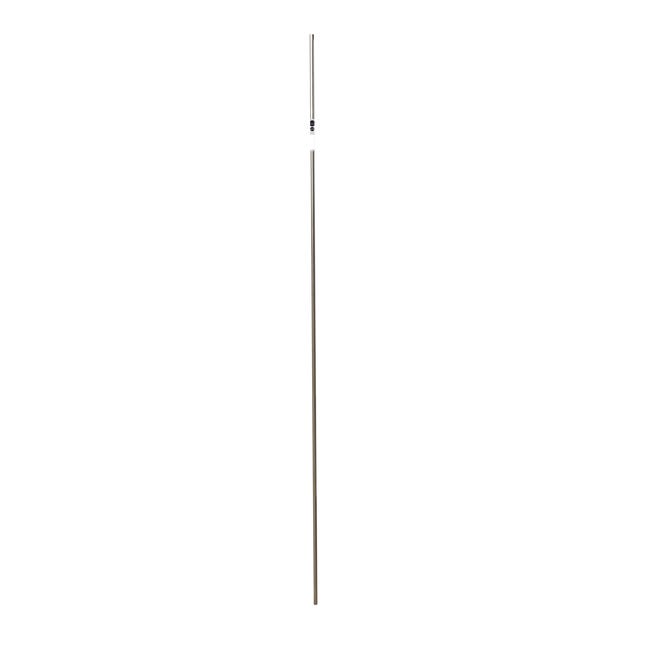 Drążek do karnisza 240 cm efekt stali 19 mm metalowy Inspire