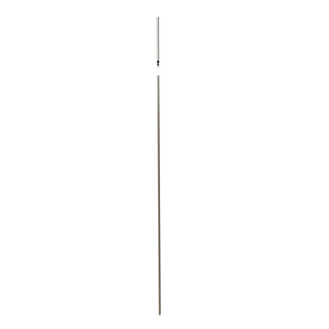 Drążek do karnisza 300 cm efekt stali 19 mm metalowy Inspire