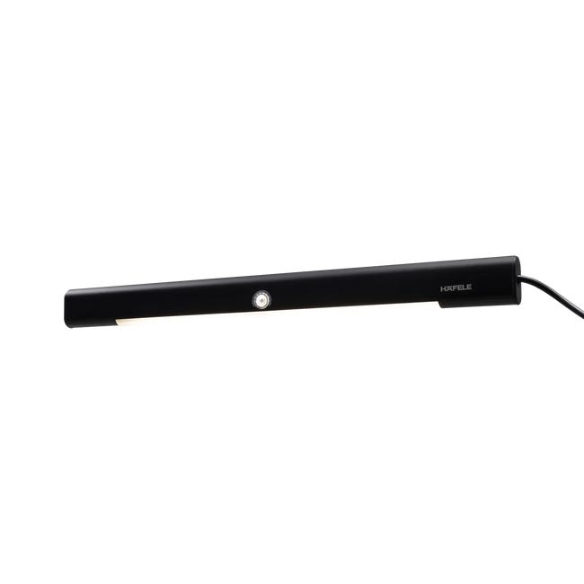 Drążek do szafy podświetlany czarny 46.8 cm