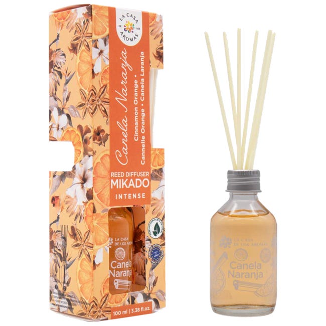 Dyfuzor zapachowy Intenso cynamon z pomarańczą 100 ml La Casa de los Aromas