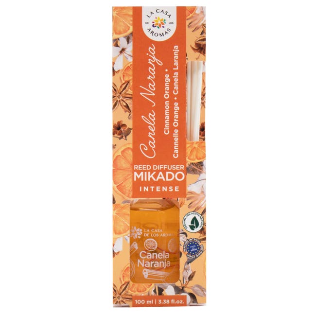 Dyfuzor zapachowy Intenso cynamon z pomarańczą 100 ml La Casa de los Aromas