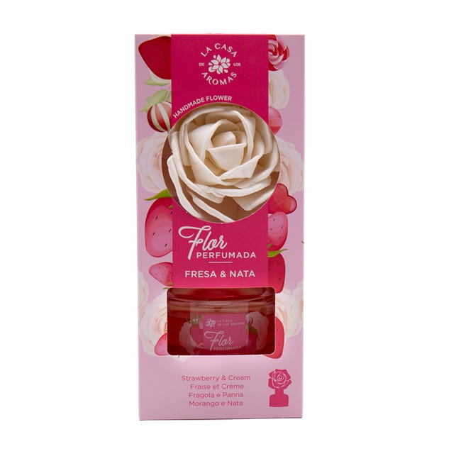 Dyfuzor zapachowy Kwiat trauskawki ze śmietaną 65 ml La Casa de los Aromas