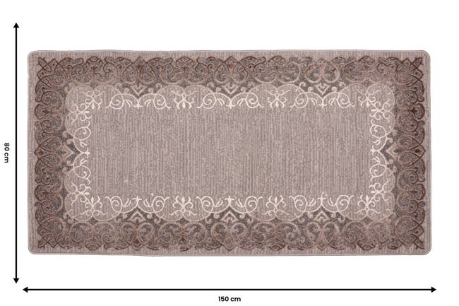 Dywan Amass szary 80 x 150 cm