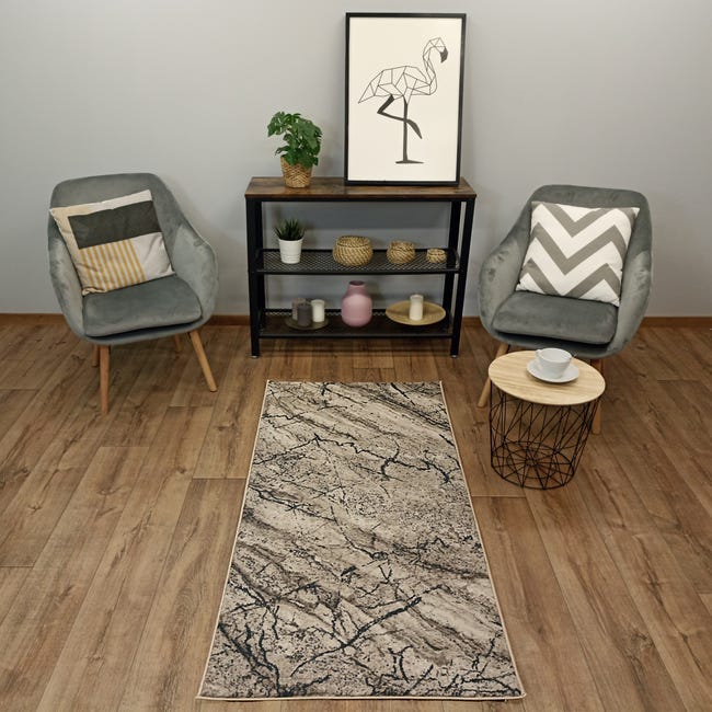 Dywan Aqua Marble beżowy 80 x 160 cm