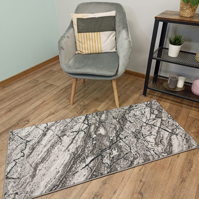 Dywan Aqua Marble szary 67 x 140 cm