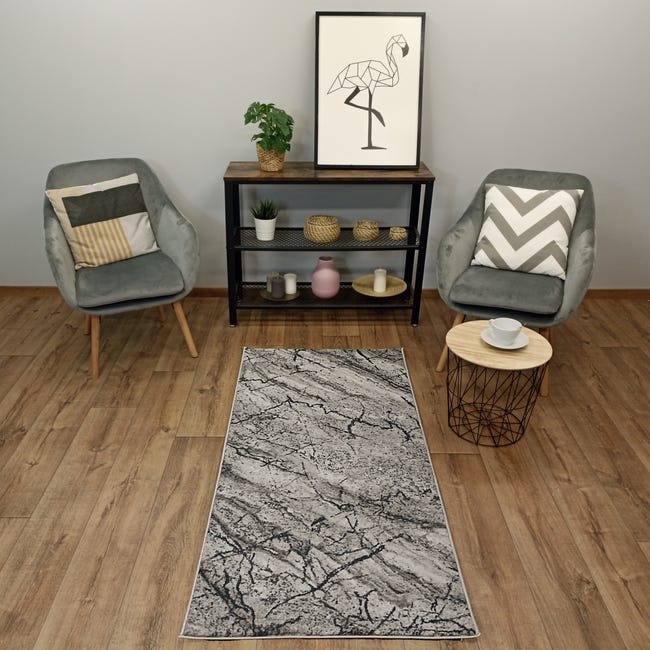 Dywan Aqua Marble szary 80 x 160 cm