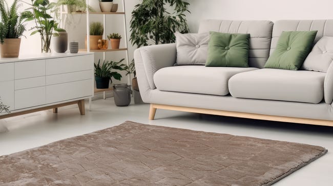 Dywan Cuba beżowy 60 x 100 cm