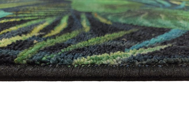 Dywan Green Monstera zielony 80 x 150 cm