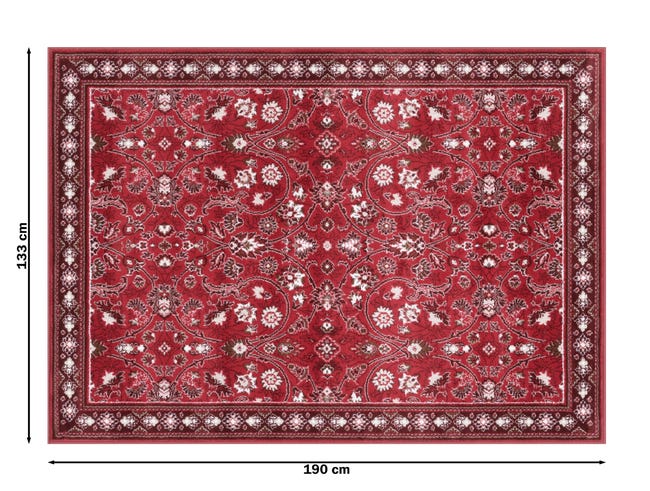 Dywan Lida Dwina czerwony 133 x 190 cm