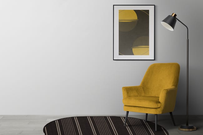 Dywan Nordic Owal ciemnobrązowy 120 x 160 cm