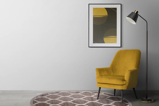 Dywan Palazzo Owal Koniczyna brązowy 160 x 220 cm