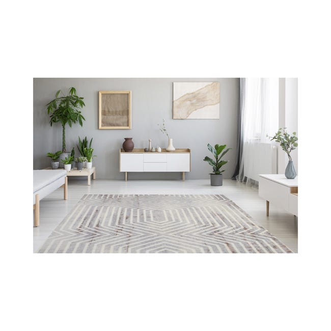 Dywan Toronto beżowo-biały 160 x 220 cm