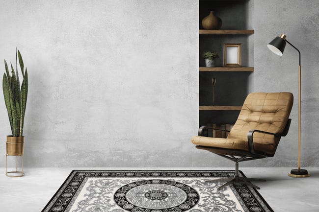 Dywan Voyage szaro-czarny 160 x 230 cm