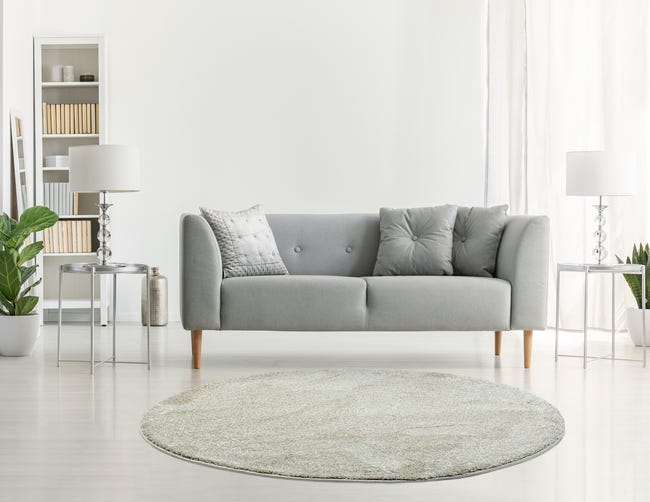 Dywan okrągły Misi Premium beżowy śr. 200 cm