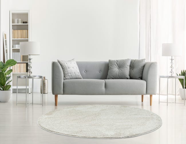 Dywan okrągły Misi Premium ivory śr. 200 cm