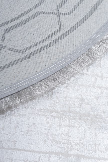 Dywan okrągły z frędzlami Elite Ornament ivory śr. 120 cm