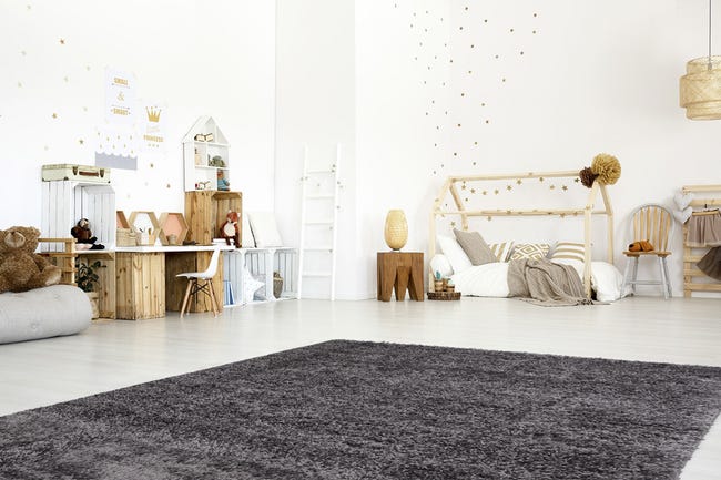 Dywan shaggy Evo ciemnoszary 50 x 90 cm