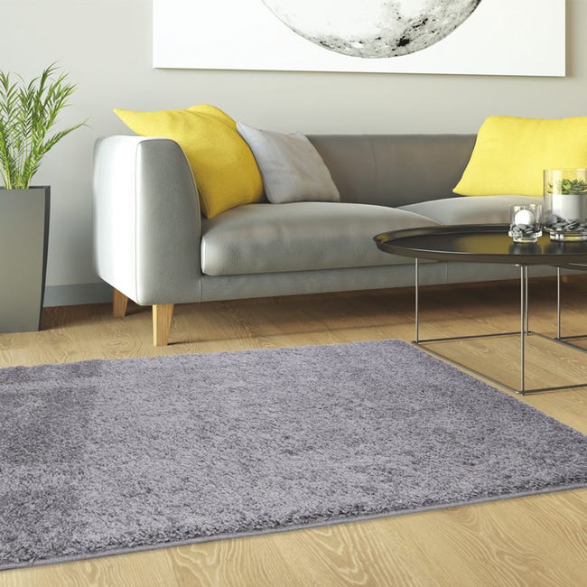Dywan shaggy Evo jasnoszary 160 x 220 cm