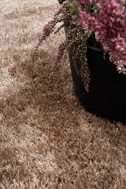 Dywan shaggy Shiny Ivory beżowy 120 x 160 cm