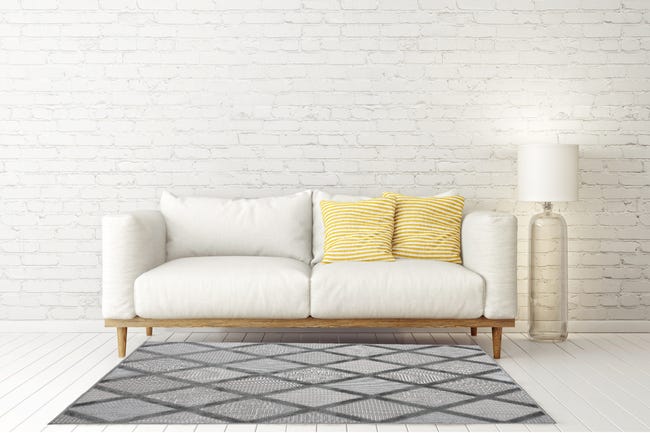 Dywan zewnętrzny Bella geometryczny szary 160 x 220 cm