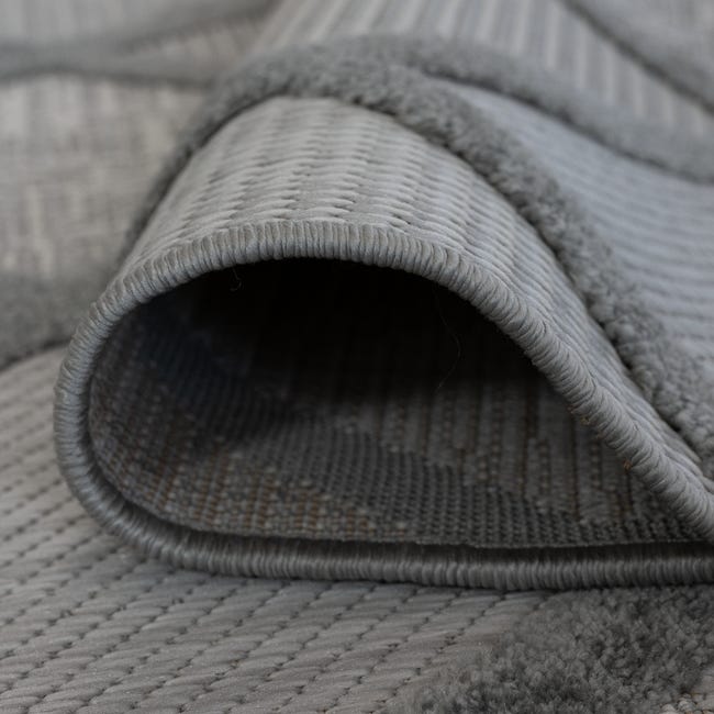 Dywan zewnętrzny Bella geometryczny szary 160 x 220 cm